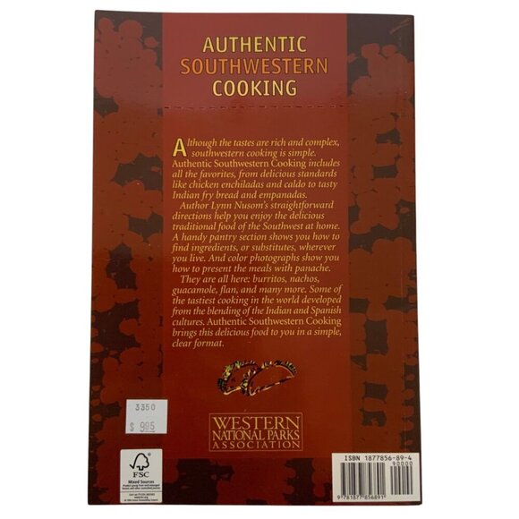 Authentic Southwestern Cooking Recipe Book By Lynn Nusom Paperback 1999 - Picture 2 of 9